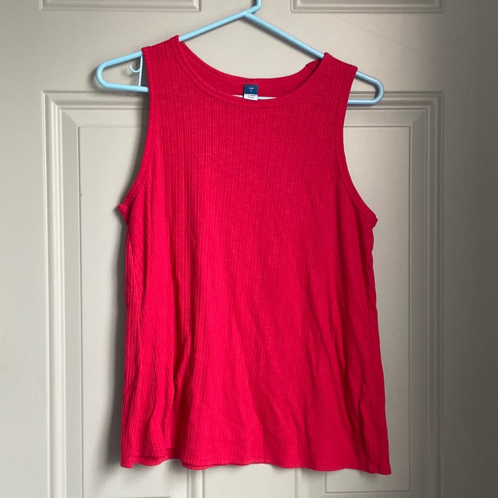 Red tank top